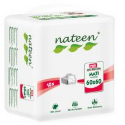 Nateen Mati Plus 500 ml unisex disposable bed protectors 60x60 cm