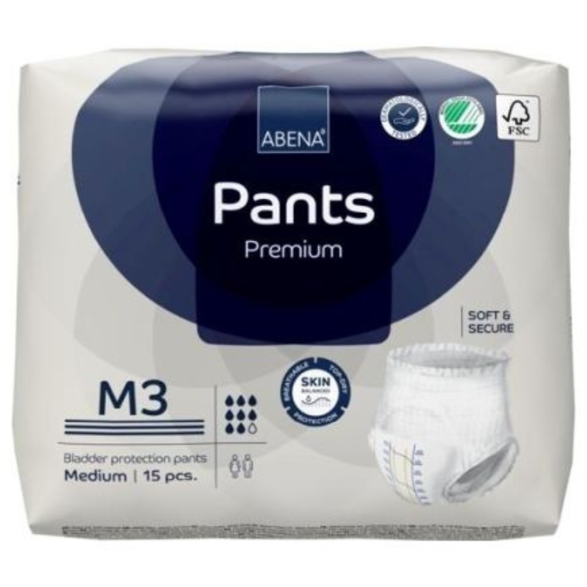 Abena Pants M3 Premium 2400 ml medium unisex pull-ups