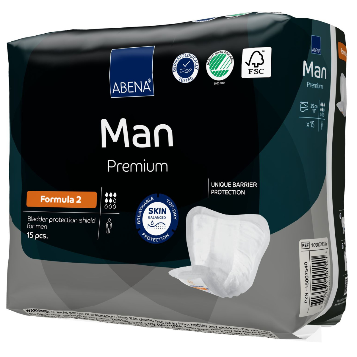SAMPLE | Abena Man pads for men range